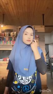 Jilbab Instan Bergo Daily Hamidah Size M Jersey Barbara