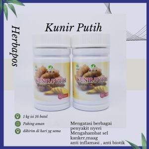 EZA Herba Natural Ektrak Kunir Putih 60 kp |anti biotik alami|kunir putih eza