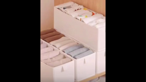 OHHDEER  Kotak Simpanan Kain Oxford Celah Almari Foldable Narrow Oxford Fabric Storage Box Wardrobe