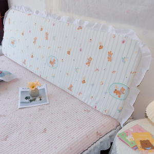 Đệm Đầu Giường Bằng Cotton Mềm Mại Họa Tiết Hoạt Hình Đệm Đầu Giường Chống Va Đập Cho Ký Túc Xá Sinh Viên Đệm Đầu Giường Bằng Vải Cotton Mềm Mại