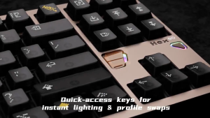 Bàn phím Gaming từ tính  ATK GEAR QK Hex80 TKL - chất lượng cao cho Gaming (Hợp tác giữa ATK × QwertyKeys))