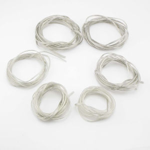 Angelila Transparent Wire for Signage Heavy Duty 28/26 /24/22/ 20/18 AWG 2 Core Copper Wire Parallel Cable DC Power Flat Line DIY Electronic Wires for COB LED Strip Light Neon Lights