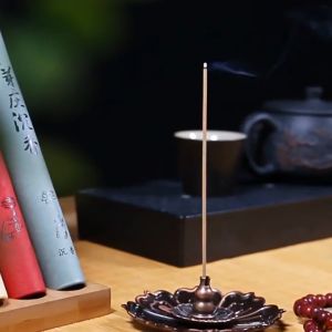 11Box Incense Smokeless Joss Stick Sandalwood Wormwood Agarwood 天然线香套装11筒 檀香沉香艾草乌沉 卧香 香拜神 室内香薰 安神助眠 送礼佳品 带礼盒—风水轩