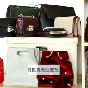 6/8 Pockets Hanging Storage Bag Bag Organizer Hanging Bag Hanger Organizer Storage Handbag Organizer Handbag Storage Bag Holder Closet Dust-Proof