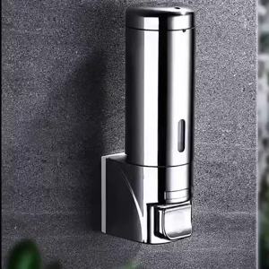 Stainless Steel Soap Dispenser Wall Mounted Kitchen Accessories Bathroom Shampoo Shower Gel Dispenser Container Bottle Bathroom