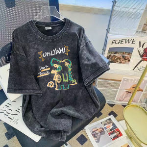 Heavyweight Washed Vintage Style Couple T-Shirts New Arrival