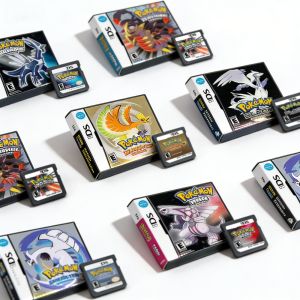 Bandai | Pokemon NDS Game Card 3DS 2DS DS Card SoulSilver HeartGold Platinum Game Card Pokemon Game Card BLACK Collecting Hobbies Gifts