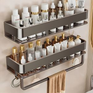 LUOCHENG | Wall-Mounted Drill-Free Bathroom Shelf