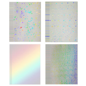 กระดาษสติกเกอร์โฮโลแกรม A4 ใส ไวนิลกันน้ำ เคลือบเย็น สำหรับอุปกรณ์สำนักงานและโรงเรียน