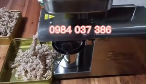 Máy ép dầu lạc dầu đậu phộng gia đình G508 INOX công nghệ Đức