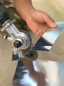 Đầu cắt tôn gắn máy khoan Đầu cắt tôn đa năng gắn máy khoan cắt tôn phẳng ton sóng lưỡi cắt tôn cá loại