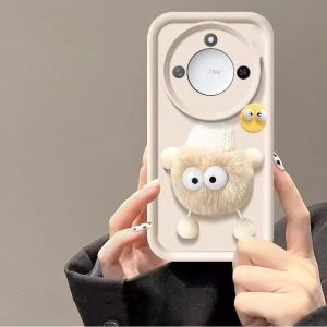 Phone Case Honor X9C Smart 5G Stylish 3D Cute Plush Casing Lens Protection Shockproof Silicone Soft Cover 2025