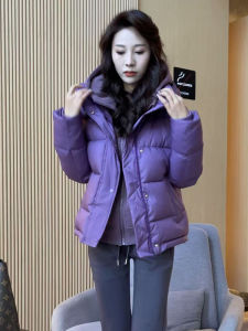 Korean Style Short Thickened Bread Coat Womens Fashionable Warm Cotton Jacket Winter New Arrival Elegant Commute Zipper