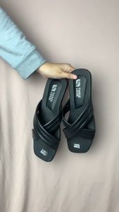 AMALIA 3LOOK Sandal Wanita Selop Silang Terbaru 2024 Empuk Flip Flop