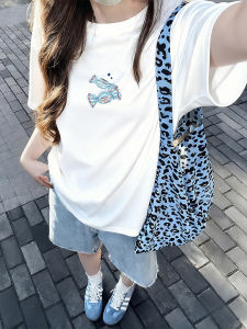 SUSHOUWANGE | Summer Short Sleeve Loose Fit Korean Style Design T-Shirt