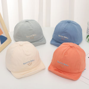 Bé Mũ mỏ vịt có thể điều chỉnh Toddler bo góc Mũ bóng chày cậu bé Cô Gái Ngoài trời tấm chắn nắng Cotton rắn trẻ em Mũ Lưỡi Trai