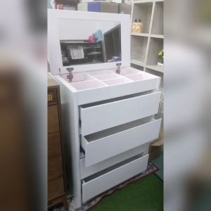 Modern Design Chest Of Drawer With Mirror