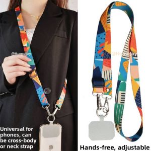 High-End Crossbody Phone Strap Ethnic Style Mobile Phone Holder Nordic Style Non-Choking Necklace Strap Hanging Chain