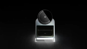 3 in 1 Multifunctional Magnetic Wireless Charger Crystal Night Light 15W Super Fast Charging Strong Adsorption