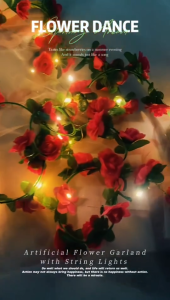2.5M Roses Vines 45 Heads Fake Vines Garlands Wedding Party Birthday Garden Decor Artificial Silk Rose Flower Vine