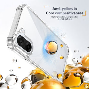 Oneplus Nord CE5 CPH2719 Case Shockproof Silicon Bumper Air Cushion Clear Matte Back Cover Hard Phone Case for One Plus Nord CE5