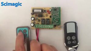 For AVIDSEN Portal 114253 Garage Remote Control Gate Door Key Opener 433 92mhz Rolling Code Door Opening Barrier Slide cover