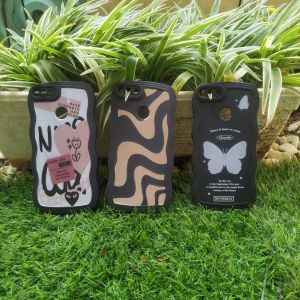 Kesing Xiaomi Mi A1 Mi 5X mia1 Mi5X Softcase Gelombang Black Motif Kupu Kupu Case Casing Cesing Cover Silicone Silikon Lentur