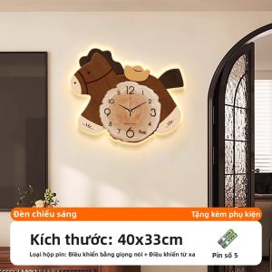 YIYUXUAN | Đồng Hồ Treo Tường Chủ Đề Gỗ Đẳng Cấp