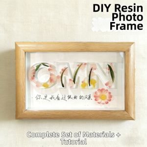 QIWEILANG | DIY Letter Resin Photo Frame