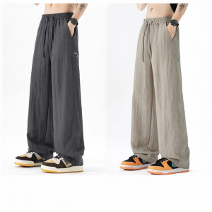 Mark Fairwhale | Summer Comfortable Casual Loose Breathable Straight Leg Wide Trousers
