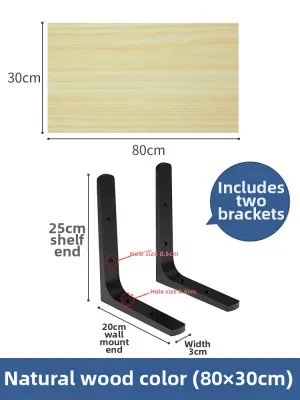 MUGG | Wall-Mounted Shelf Display Rack Wood