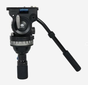 SIRUI VHS10 Video Fluid Head with Flat Base and Adjustable Handle Quick Release