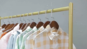 Clothing Store Display Rack for Mens, Womens, and Childrens Clothing Hanger Display Internet-Famous Clothes Rack Ironwork Island Shelf