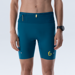 FlipBelt | Marathon Running Compression Quick-Drying Shorts with Waist Pouch