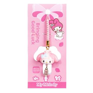 Sanrio Keychain Water Sound Bell Kitty Cat Kumori Big Ear Dog Pendant Birthday Gift Creative Cultural Gift Metal Keychain