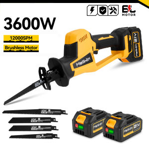Cordless Electric Reciprocating Saw Brushless Electric Saber Saw 12000SPM Wood Metal Pipe Cutting Saw Tool For Makita 18v Battery
