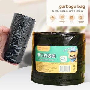 Extra Large Garbage Bags Thick Trash Bag Leak-Proof Waste Bag Sturdy Rubbish Bag Tear Resistant Beg Sampah Heavy Duty Dustbin Bag for Moving Packing 25Pcs
