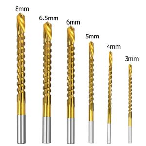 6Pcs Multifunctional Cobalt Drill Bit Set Twist Drill High Speed Steel Drill Ceramic TileWood Punching Hole Saw Metal Drills