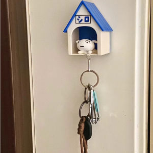 Bandai | Shiro Going Xiaoxin Home Keychain Key Holder House Key Anti Lost Entrance Decoration Creative Ornament Toys Festival Gift