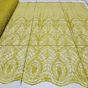 Kain tile rajawali full payet spangel terbaru/Kain tulle full bordir spangel/Kain brukat tile payet spangel murah dan berkualitas mewah dan elegan