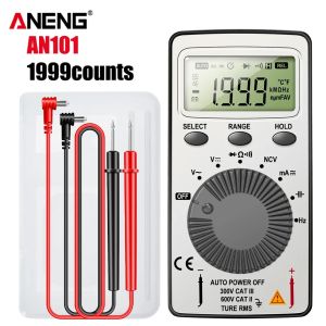 ANENG | ANENG AN101 Mini Digital Multimeter ABS Material 4000 Counts NCV Detector Data Hold Auto Power Off For Electronic Maintenance