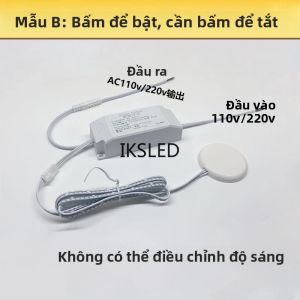 Công Tắc Cảm Ứng Bằng Gỗ Điều Khiển Đèn LED Xuyên Thấu Cho Hệ Thống Chiếu Sáng Nhà Thông Minh 110-220V Công Tắc Bật/tắt Cảm Ứng Tương Thích Với Dòng Điện 5A
