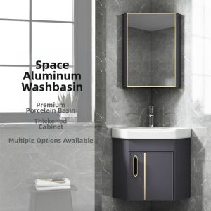 GUANGMANZHI | Compact Bathroom Corner Cabinet