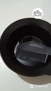 Mangkuk Semir Plus Sisir Khusus Semir Plus Penutup Telinga Kuping ( Paket Lengkap )