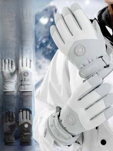 SHIPAILUO | Harbin Northeast Snow Country Winter Touchscreen Gloves Mens Fleece Lined Skiing Thermal Waterproof Traveling Equipment