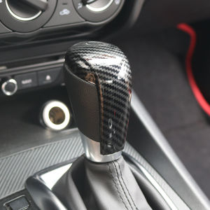 Carbon Fiber Shift Knob Cover for Mazda CX-4 CX-5 CX-8 Interior Decoration Car Accessories Styling Gear Shift Boot Cover