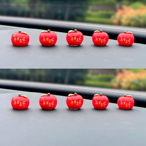 2024 New Mini Car Resin Decoration Good Things Happen Car Dashboard Decorations Automotive Accessories Carved Blessings