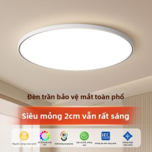TONGZHIGUANG | Đèn Trần Tròn Mỏng Chống Nước