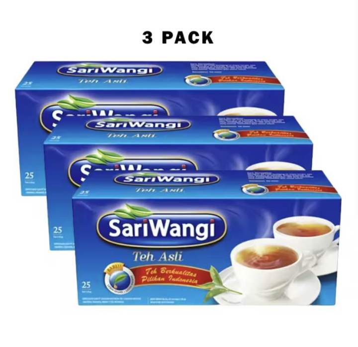 Teh Sariwangi Teh Celup (isi 3 box) | Lazada Indonesia