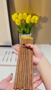 Set 10 Đôi Đũa Gỗ Đàn hương Đũa Gỗ Cánh Gà Cao Cấp Phong Cách Nhật Bản Cán Đũa Mạ Vàng Dập Chữ Phúc